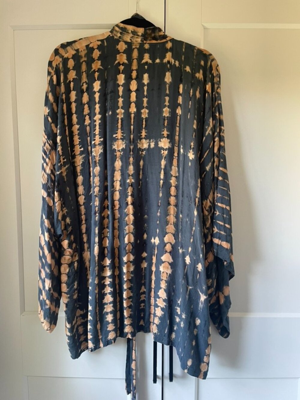 Stylepark1 Tie Dye Kimono Jacket Bali Boho Open Front Cover Up - Picture 4 of 4